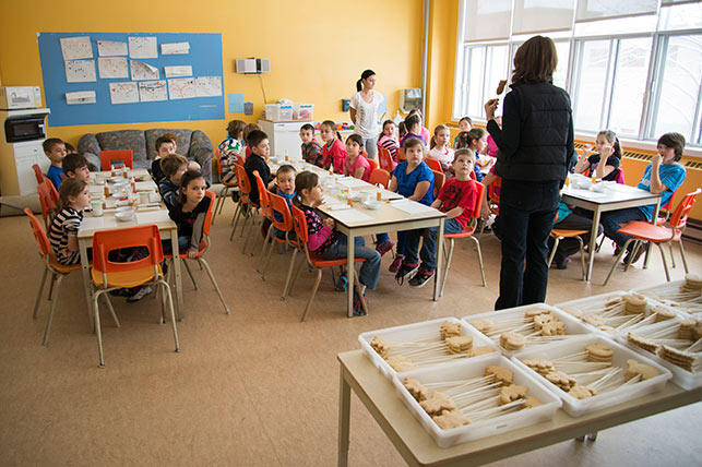 activité de décoration dans une école 